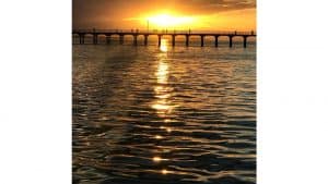 Relax and unwind with canapes and complimentary glass of champagne on the Milbi Sunset Cruise around Hervey Bay